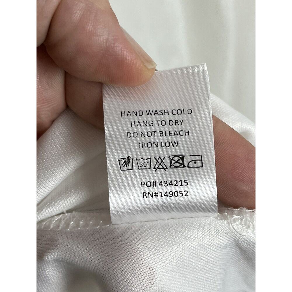 Women's Celeste Maxi Party Wedding White Dress Fashion Nova Size X-Small NWT - Picture 11 of 16